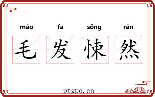 毛发悚然