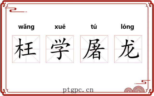 枉学屠龙