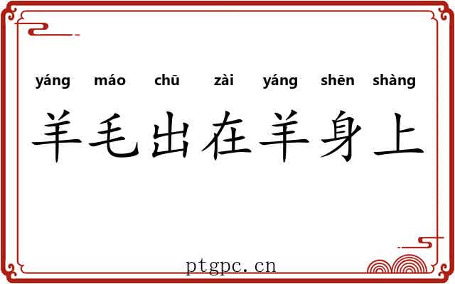 羊毛出在羊身上