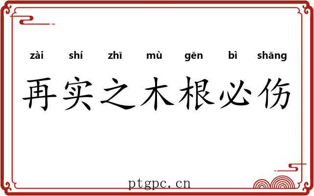 再实之木根必伤