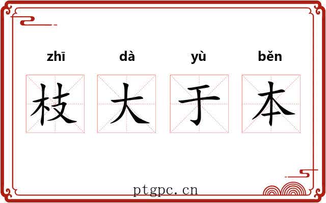 枝大于本