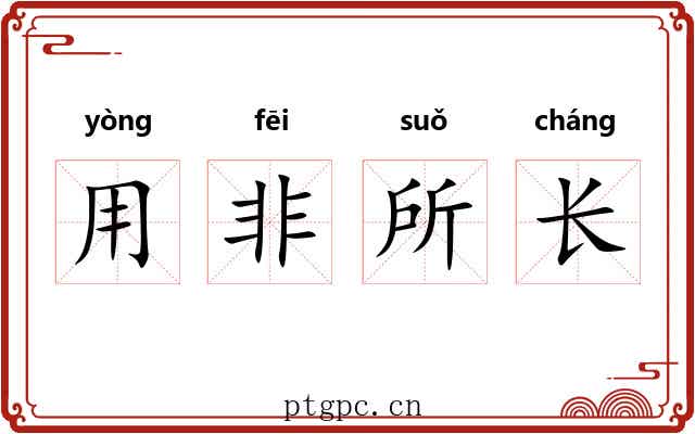 用非所长