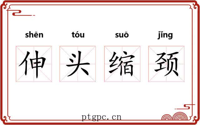 伸头缩颈