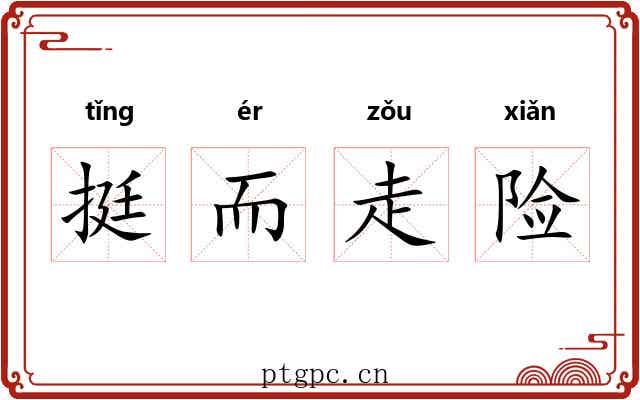挺而走险