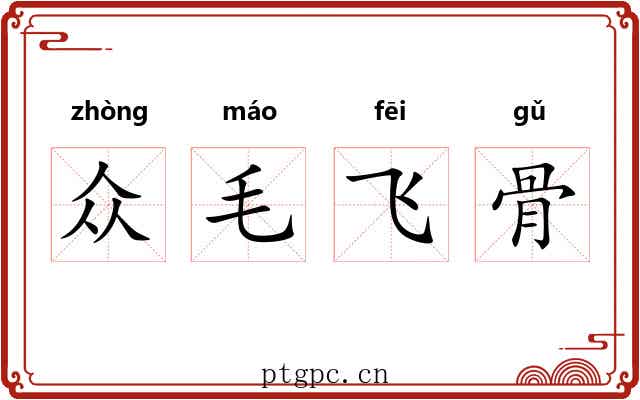 众毛飞骨