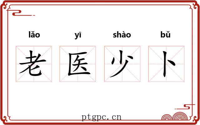 老医少卜