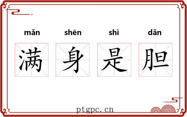 满身是胆