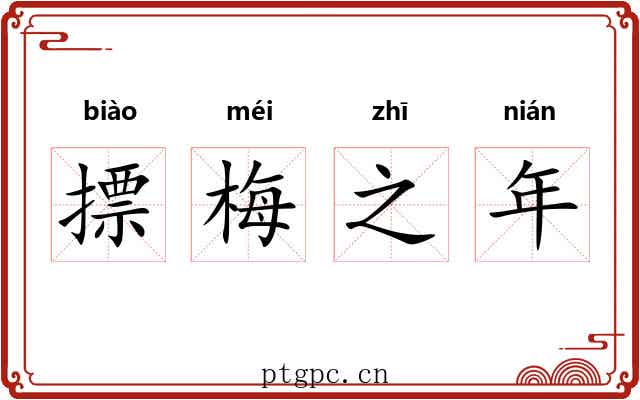 摽梅之年