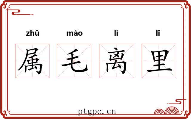 属毛离里