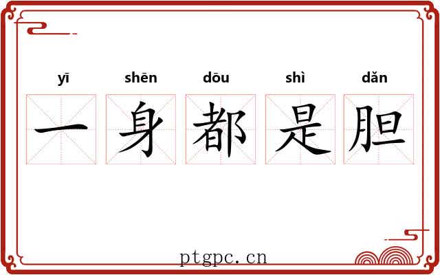 一身都是胆