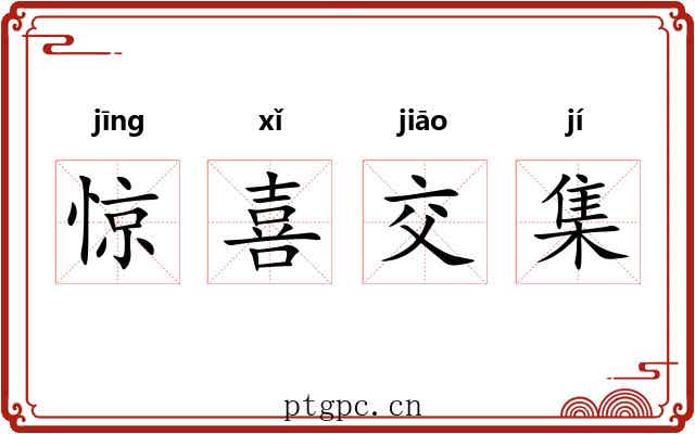 惊喜交集