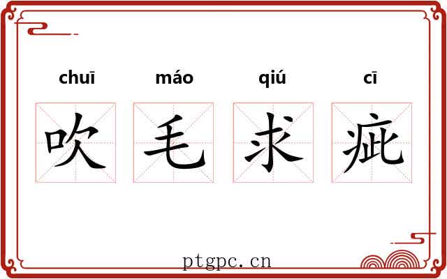 吹毛求疵