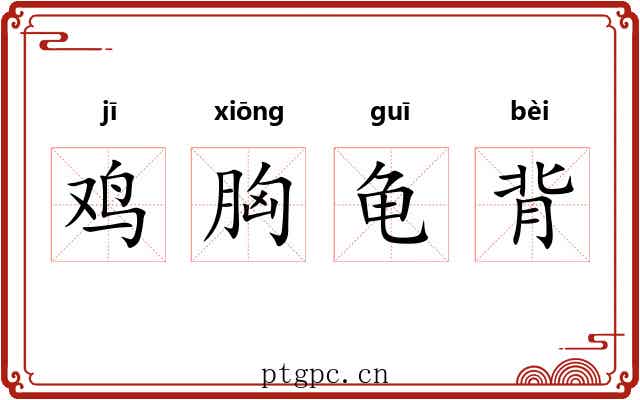 鸡胸龟背