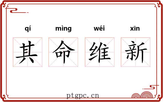 其命维新