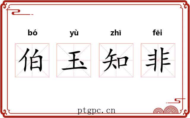 伯玉知非