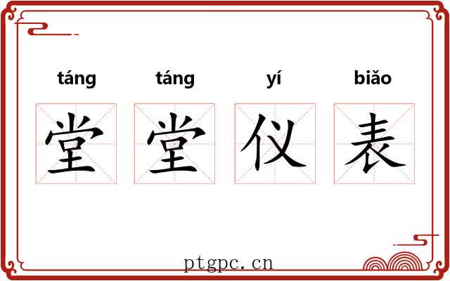 堂堂仪表
