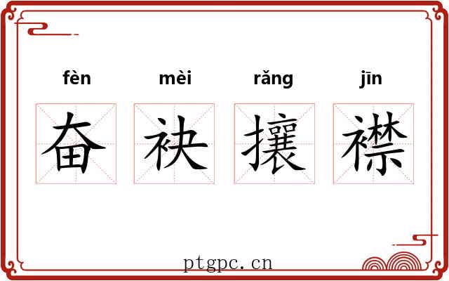 奋袂攘襟
