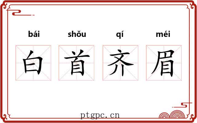 白首齐眉