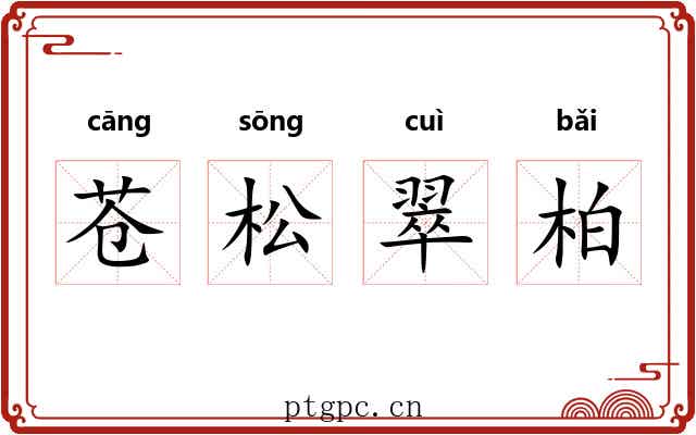 苍松翠柏