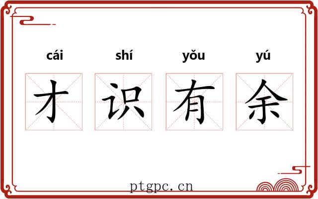 才识有余