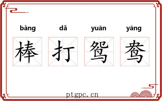棒打鸳鸯