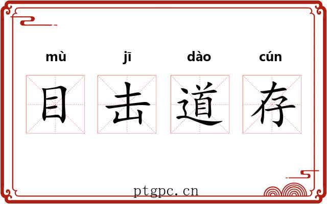 目击道存