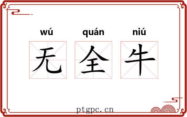 无全牛