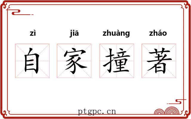 自家撞著
