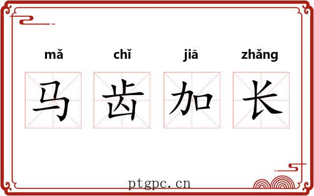 马齿加长