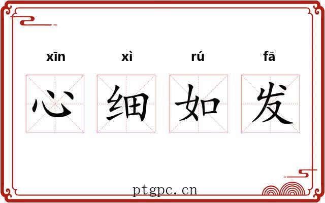 心细如发