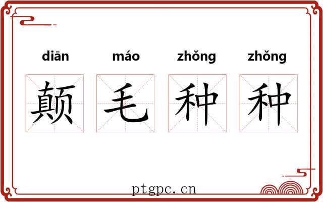 颠毛种种