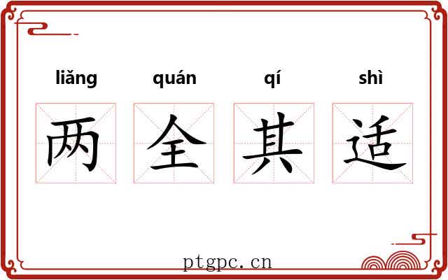 两全其适