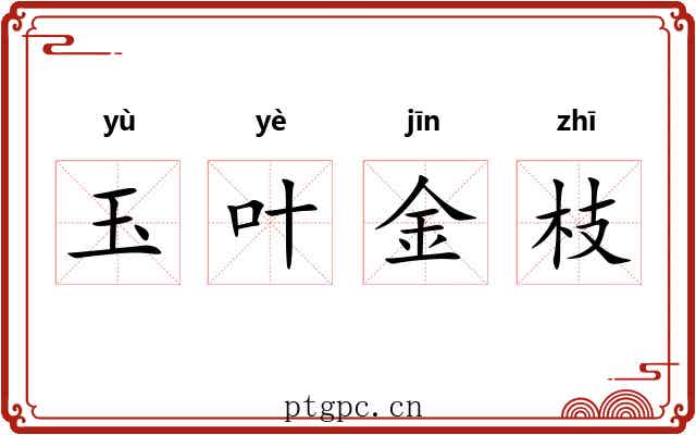 玉叶金枝