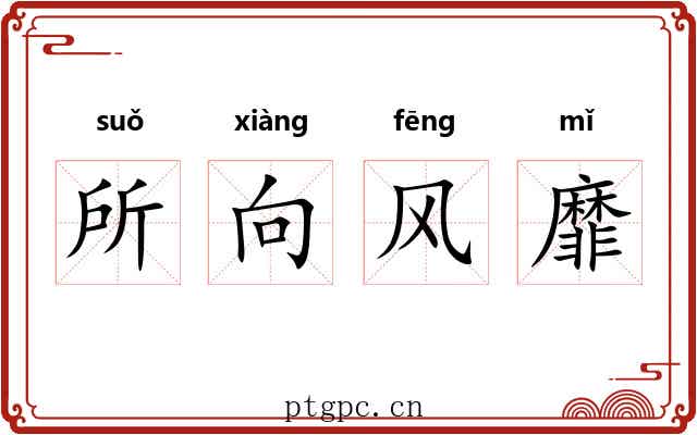 所向风靡