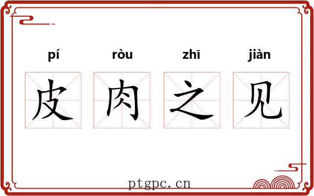 皮肉之见