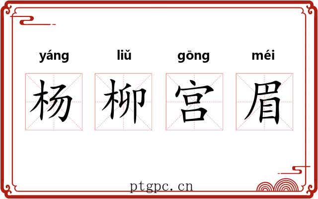杨柳宫眉