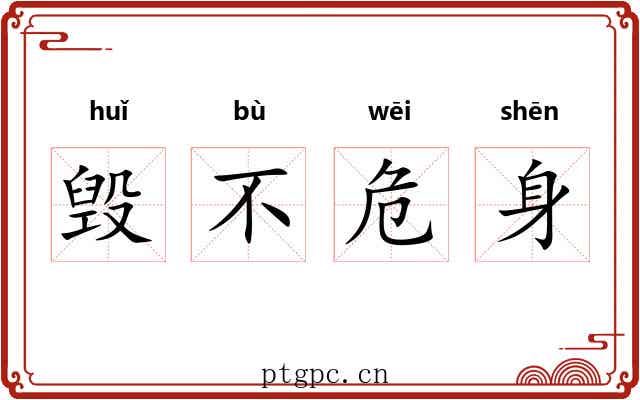 毁不危身