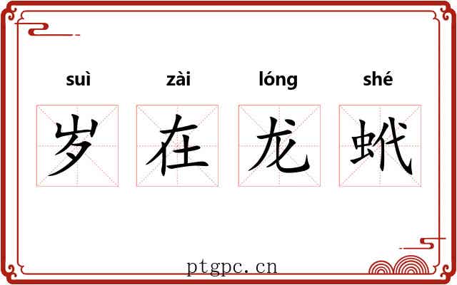 岁在龙蚮