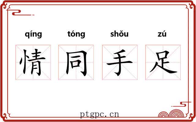 情同手足