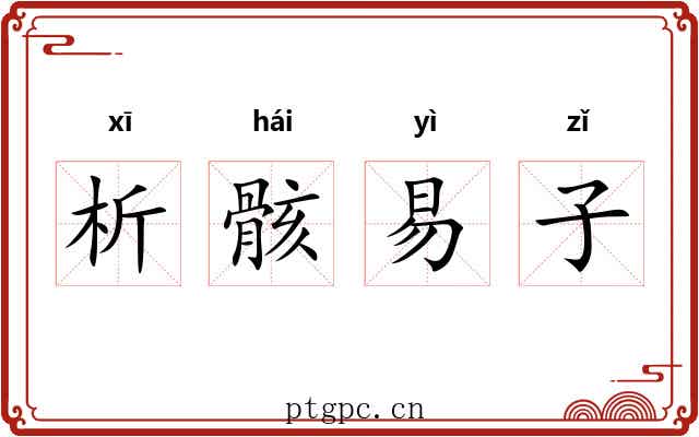 析骸易子