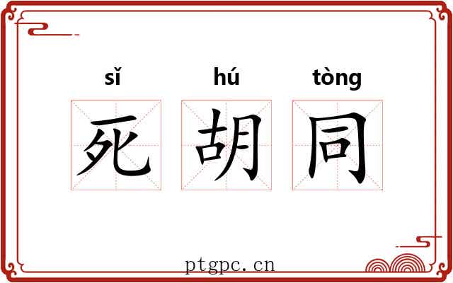 死胡同