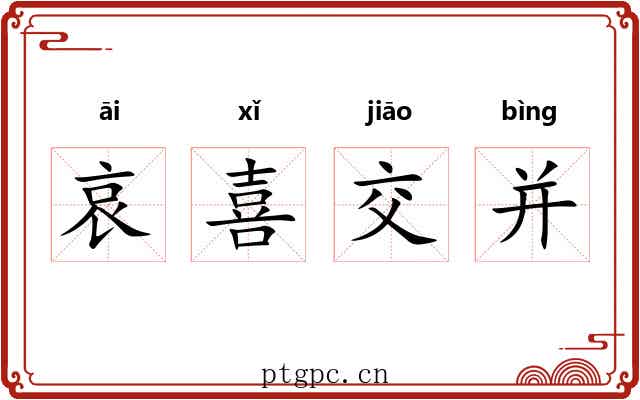 哀喜交并
