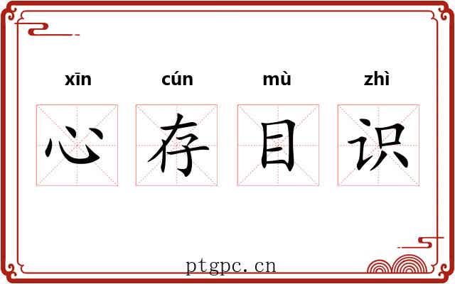 心存目识