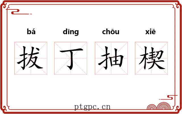 拔丁抽楔