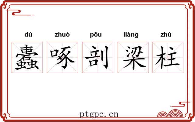 蠹啄剖梁柱