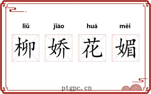 柳娇花媚