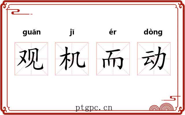 观机而动
