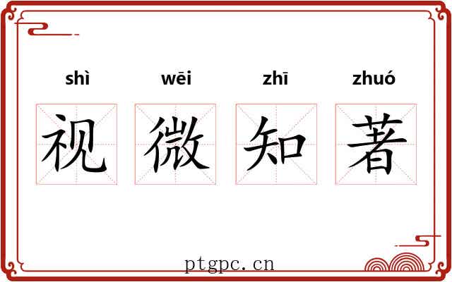 视微知著