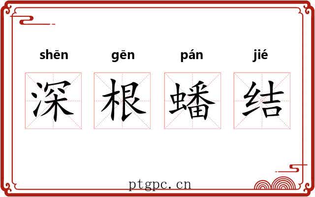 深根蟠结
