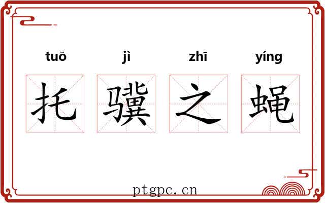 托骥之蝇